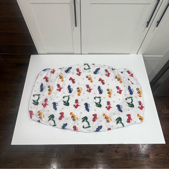 Rugged Butts Multicolor Construction Vehicle 100% cotton flannel Crib Sheet x2 - Picture 8 of 11